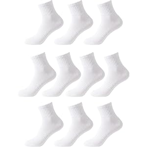 Marchare Kids Ankle Socks Seamless Toe Quarter Athletic Cotton Socks Scool Running Sock