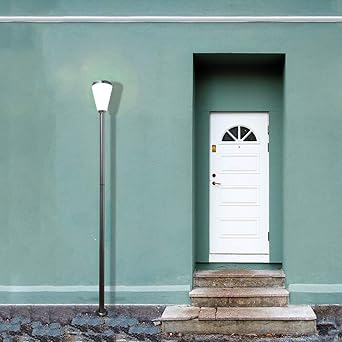 Solar Sockel Stehleuchte Jolin Mit Bewegungsmelder 85cm 202cm Wegeleuchte 12 Led Gartenbeleuchtung Standleuchte Amazon De Beleuchtung