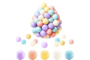 FHRILEK Ball Pit Balls-Star Ball Pit Balls for Kids,Plastic Balls for Ball Pit, Crush Proof Play Balls BPA Free Non-Toxi