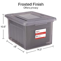 STAPLES Hanging File Folder Box, Storage Bin