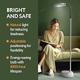 Kenley Daylight Lamp Reading Floor Standing Light 64 4000K 27W view 2