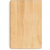 Vandroop Hard Maple Cutting Board for Kitchen 16&rdquo;X10&rdquo; &ndash; 1.1&rdquo; Thick | Reversible Wood Cutting Boards with Invisible Inner Handle, Eased Corners, Wooden Chopping Board