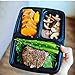 [Bonus-Pack] Premium Qualtiy 3-Compartment BPA FREE Stackable Meal Prep Food Storage Containers with Lids | Microwave & Dishwasher Safe Bento Lunch Box | Reusable Portion Control Plates + FREE Cutlery