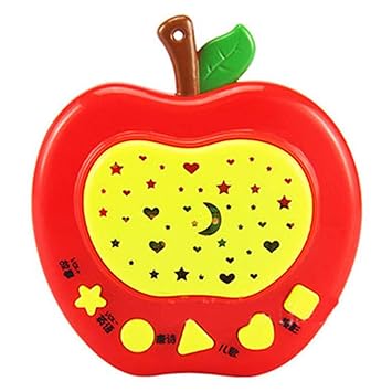 sibina Rare Infant Apple Puzzle Story Teller Baby Story Learning Machines Children Educational Learning Toy(None Picture Color)