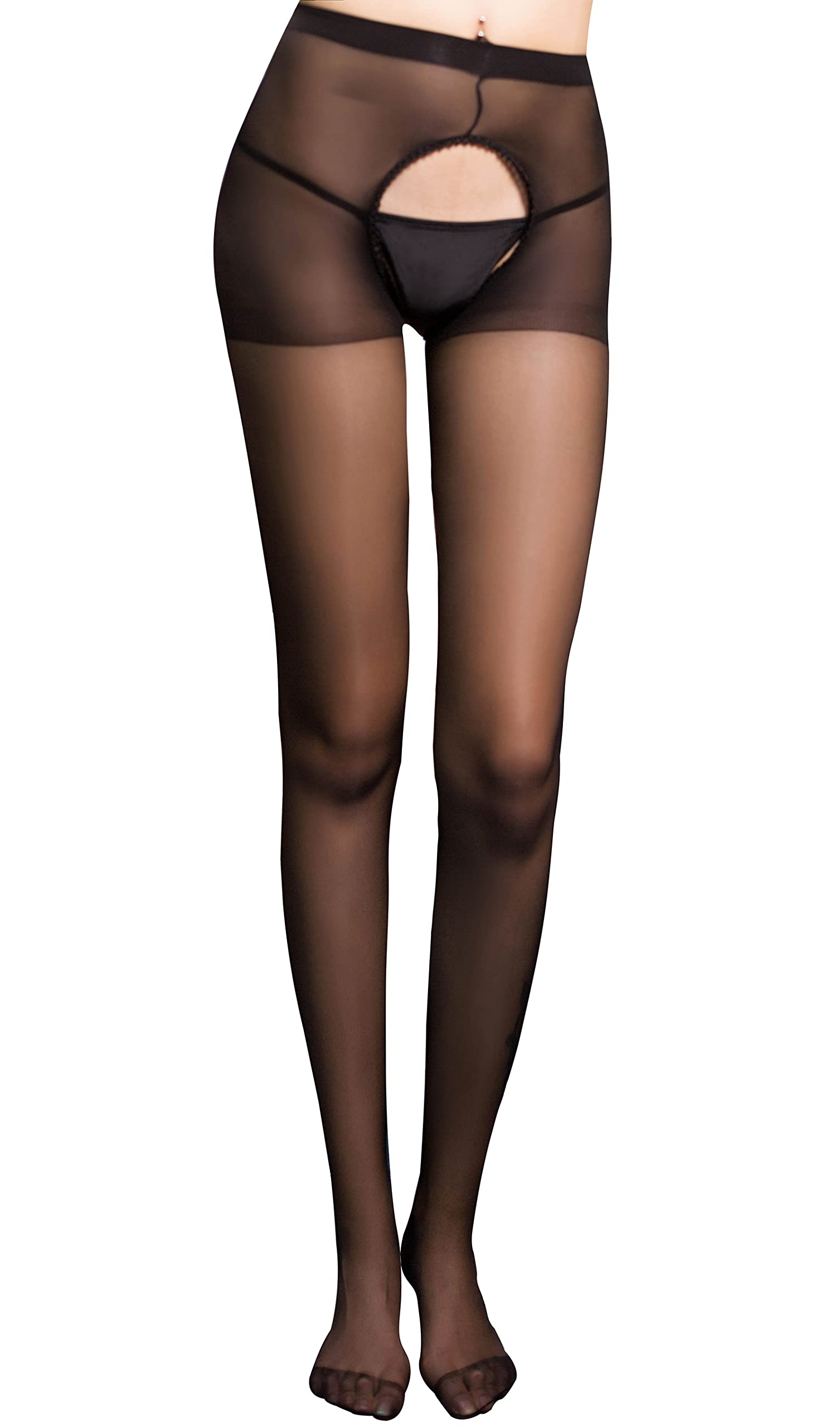 Adove Sexy Womens High Waist Sheer Tights