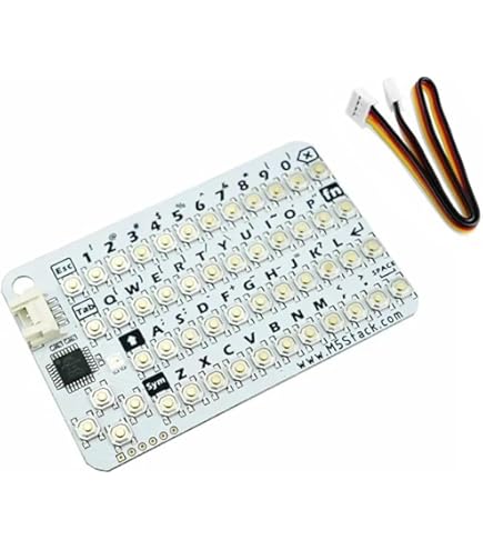 Amazon.com: HTLNUZD M5Stack CardKB V1.1 Mini 50-Key QWERTY
