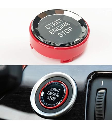 thumbnail interactive-video image 1 of Crystal Red Engine Start Stop Switch Button For BMW E90, E91, E92, E93, E84, E70 1 of 5