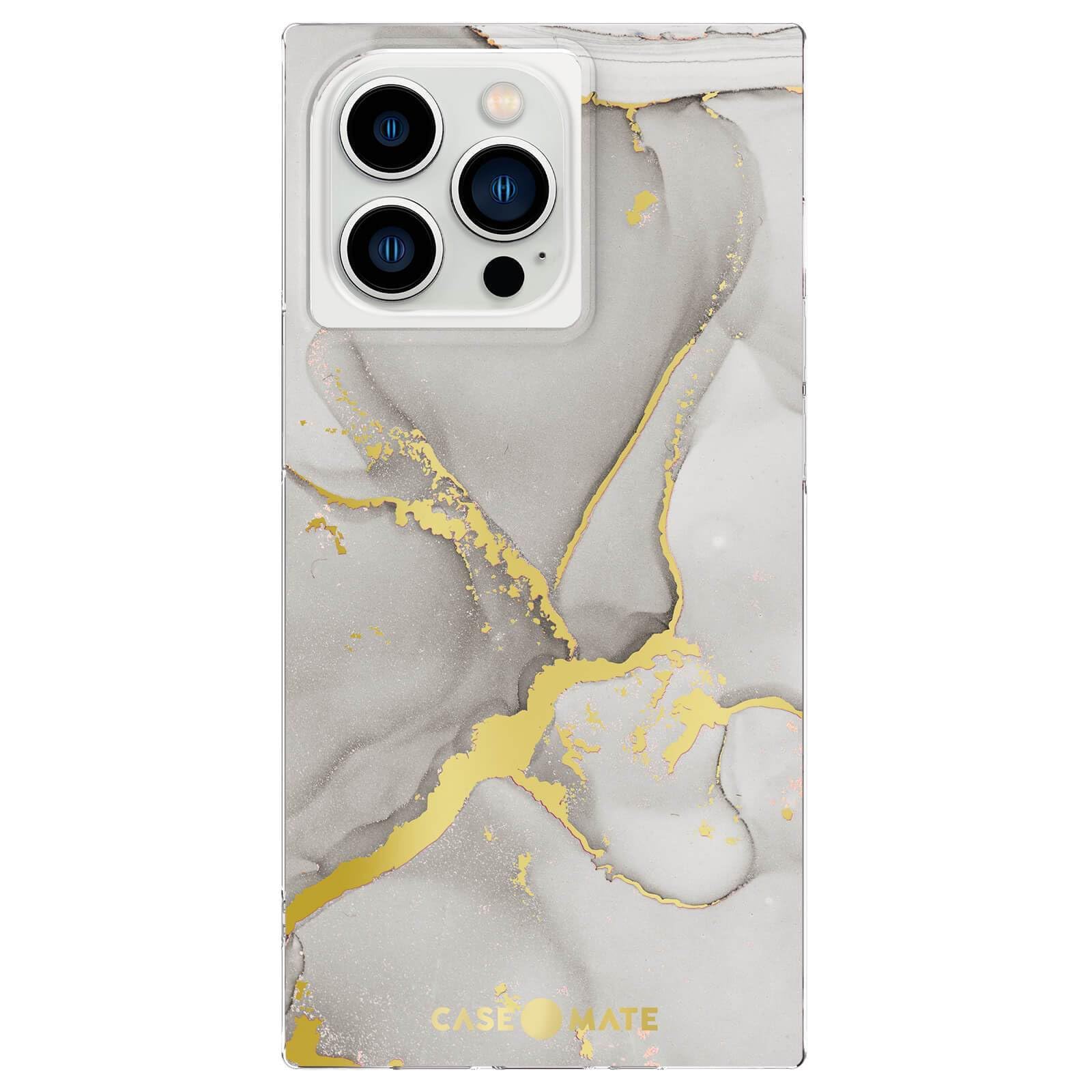Case-Mate BLOX Square iPhone 13 Pro Case - Fog Marble [10FT Drop Protection] [Wireless Charging Compatible] Protective Phone Case for iPhone 13 Pro 6.1", Anti-Scratch, Shockproof, Matte Finish, Slim — image 1