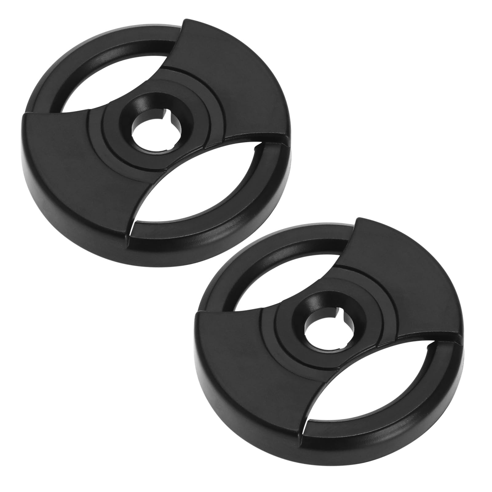 EMSea 2PCS 45 RPM Turntable Adapter for 7 Inch Vinyl Record Centre-Hole Adapter Turntable Phonograph Diameter 38mm Thickness 6.8mm Center Hole Distance 7mm Black