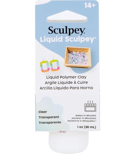 Sculpey Professional Leichtes Modelliermasse-Ton – Ideal Für Glitzer-Effekte & Besondere Kunstprojekte