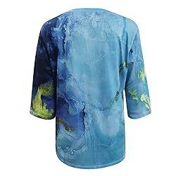 Cheifay Tank Tops Women Graphic Design 3/4 Sleeve