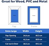 PetSafe Extreme Weather Aluminium Pet Door Large Insulated Flap System view 6