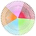 LoveInUSA 100 PCS Plastic Needles for Kids, Large Eye Plastic Sewing Needles for Handmade Crafts DIY Notions Stitchery