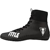 Title Predator II Boxing Shoes, Black/Black, 11.5