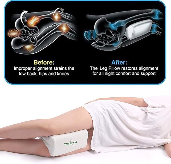 cuscino per gambe in con copertura lavabile cuscino per le gambe Dolore alla gamba alla schiena e al ginocchio Big Ant leg pillow memory foam cuscino gambe Cuscino per il ginocchio