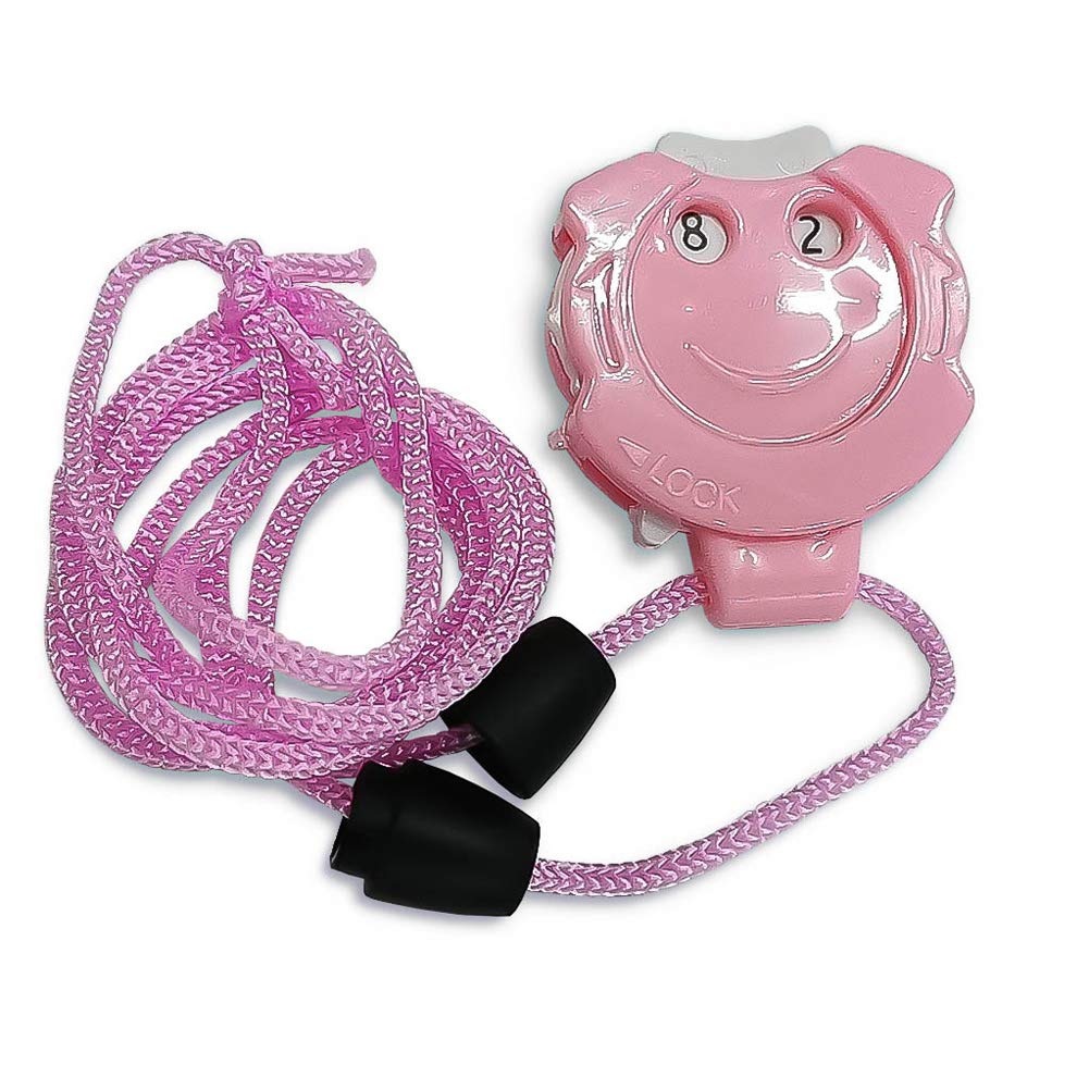 Photo 1 of 1 Piece Row Counter Knitting Pendant Style Stitch Marker - Manual Crochet Tool for Home Travel, Pink