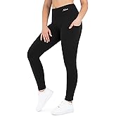Nirlon Women's Leggings with Pockets High Waisted Workout Yoga Pants