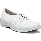 LifeStride BZees Women's Niche Slip-On Comfort Ballet Flat,Bright White,7