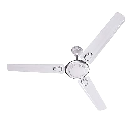 Crompton Metal and Aluminum Super Briz Deco 48-Inch Ceiling Fan (White)