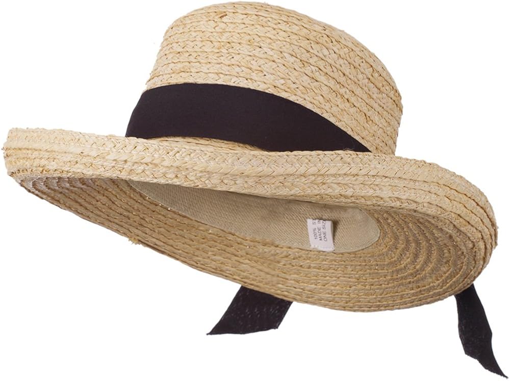 crushable raffia hat