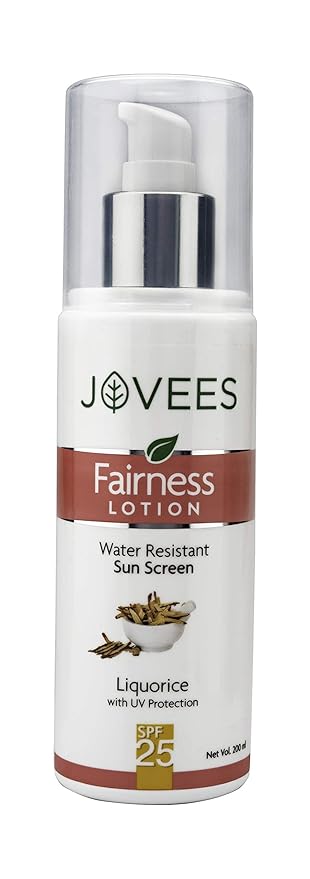 Jovees Water Resistant SPF-25 Sun Screen Fairness Lotion, 200ml
