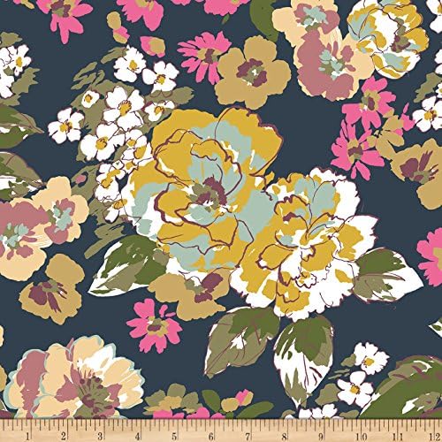 Bolt by Girl Charlee Homestead Life Jersey Knit Kabloom Floral Multi Fabric By The Yard