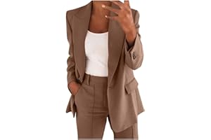 TAPANET Blazer Sets Women 2 Piece Outfits Business Casual Outfits 2024 Dressy Casual Pant Suits Plus Size Wide Pants Suit Set