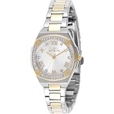 Invicta Specialty Lady 28mm Stainless Steel Gold + Steel Silver dial PC21 Quartz