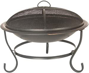 Amazon.com : Backyard Creations Steel Round Fire Pit, 23 ...