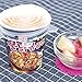 Silicone Stretch Lids 6 Pack Different Size FDA Approved Stretchable Food Covers for Cups, Pots, Can,bowls,Dishes,Mugs,Jars (Clear)