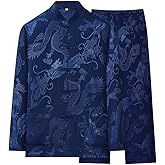 Kung Fu Uniform for Men Shirt Suit Chinese Traditional Tang Hanfu Martial Arts Wing Chun Tai Chi Training Cloth Pants