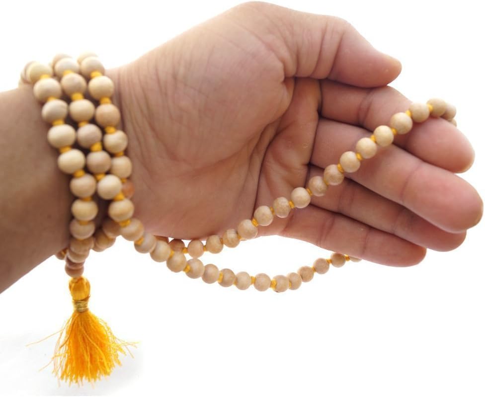 HealthNode Mala Beads - Superior Grade Tulsi Wood