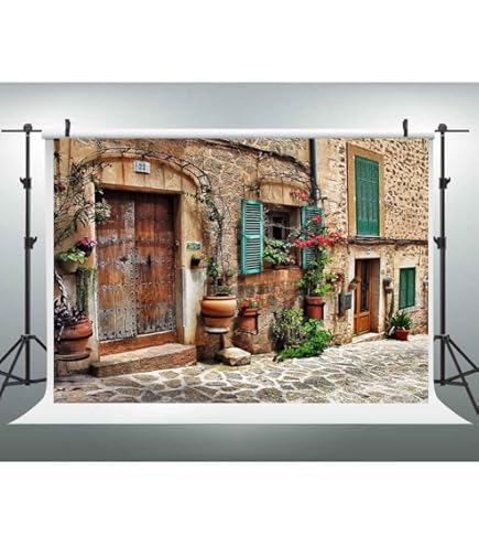Tuscany Floral ゴブラン織　壁掛け　USA Amazon.com: Tuscany Tapestry Italy Old Stone Wall Flowers