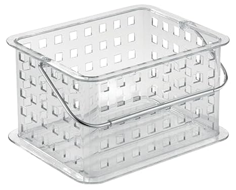 Amazon Com Interdesign Clarity Basket Small Clear Home Kitchen