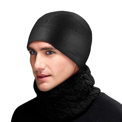 Simpleme Herren Fahrrad Mütze Bike Warm Cap Winter Radmütze Winddicht Hut unterziehmütze fahrradhelm für Wandern Skifahren Ra