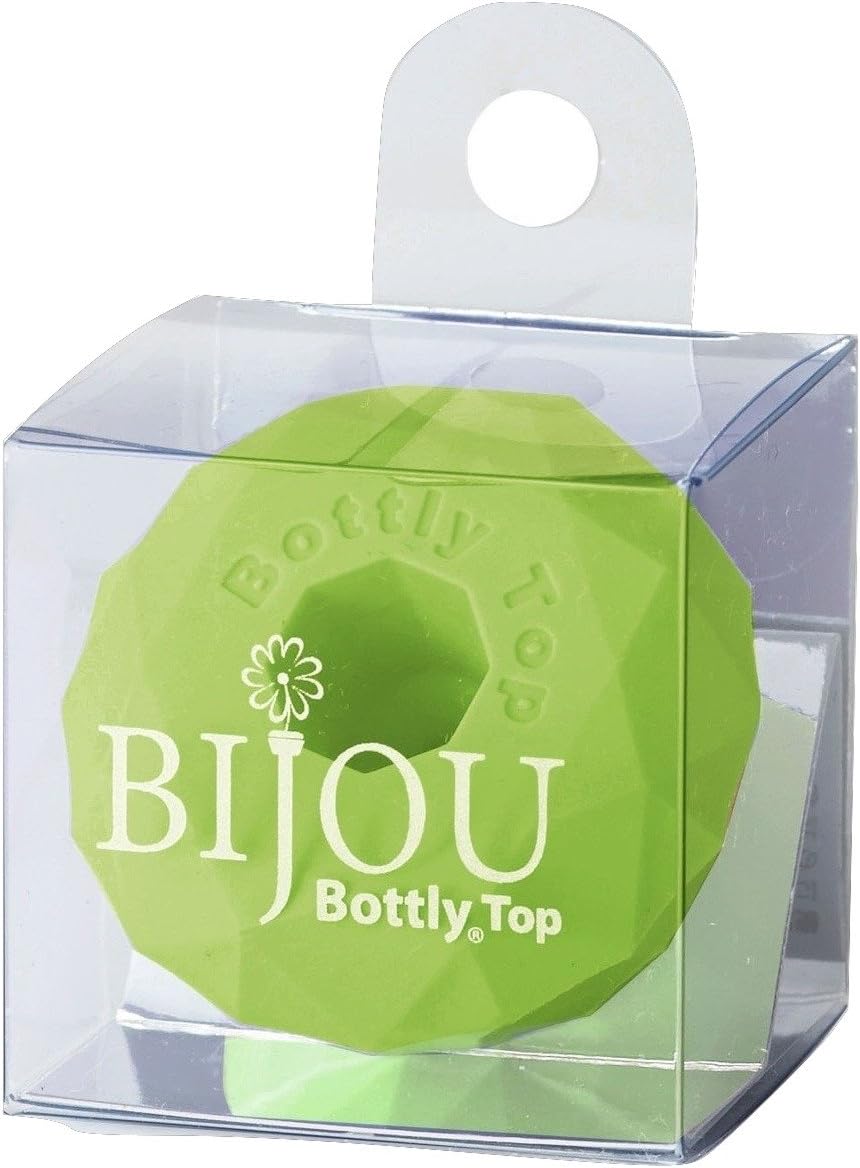 Amazon Co Jp クレイ ペットボトルが水のこぼれない一輪挿しに花瓶になる Bottly Top Bijou ボトリートップ ビジュ 超お手軽フラワーベース エメラルド ホーム キッチン