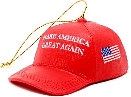 Amazon Com Ksa Donald Trump Make America Great Again Red Cap Ornament Home Kitchen