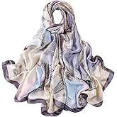 YMXHHB Silk Scarf Mulberry Silk Fashion Scarves Long Lightweight Shawl Wrap …