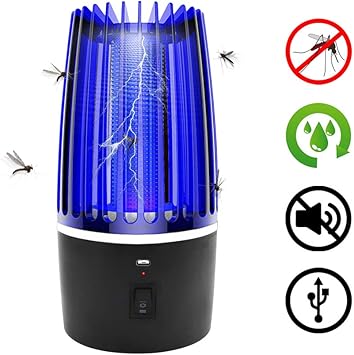 Amazon Motoparty 電撃殺虫器 殺虫灯捕虫器 Uvランプ 蚊取り器 吊り下げ 虫除け Led ランタン 蚊よけ Uv光源吸引式 電撃式殺虫 薬剤不要 人体無害 妊婦赤ちゃんペット安心安全 静音 玄関 キッチン 室内 屋外に適用 捕虫器