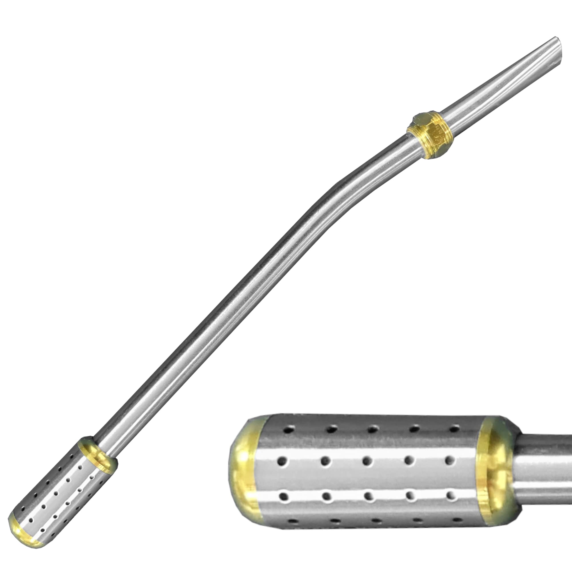 High Performance Bombilla to Drink Yerba Mate Stainless Steel Triple Filter with Slits