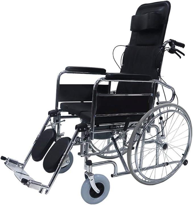 Silla de ruedas con respaldo alto, plegable, ligera, portátil, para discapacitados, personas Silla de ruedas con respaldo alto, plegable, ligera, portátil, para discapacitados, personas