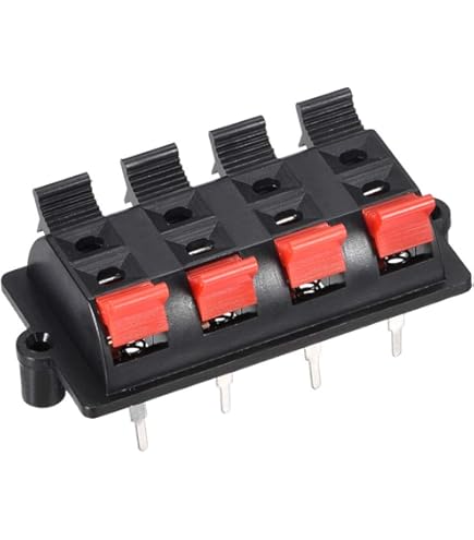 uxcell スプリング式端子 uxcell スプリング式端子 スプリングプッシュ式 ケーブル接続