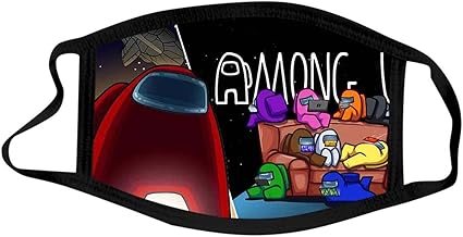 Amazon Com Feternal Unisex Among Us Game Theme Funny Dust Mask Washable Reusable Mask For Indoor And Outdoor Party Activities Sports Outdoors