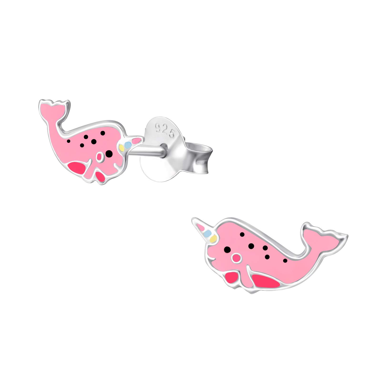 925 Sterling Silver Unicorn Stud Earrings for Women & Girls – Gift-Ready Jewellery by The Rose & Silver Company