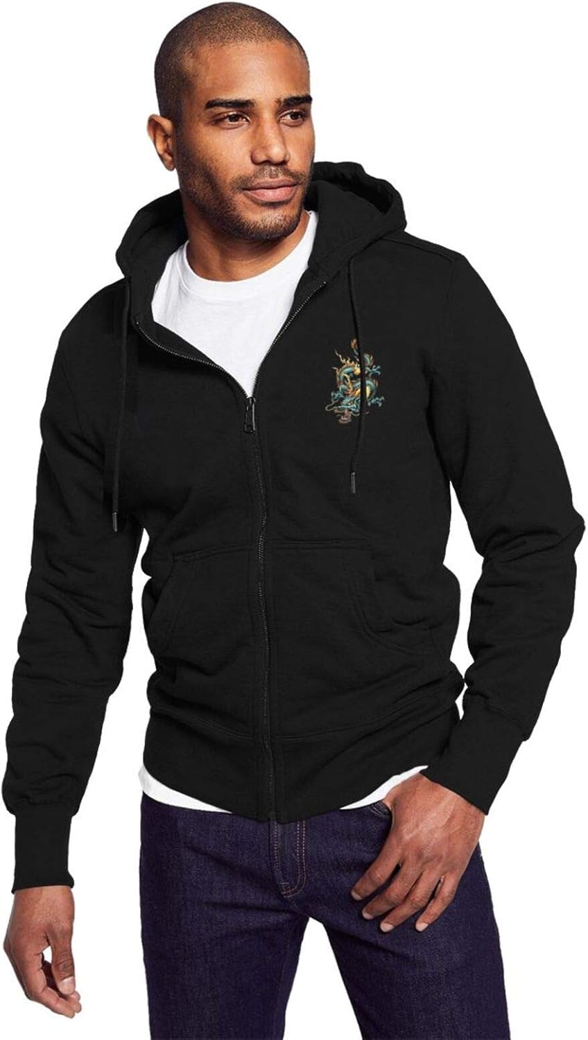 Men¡¯s Lightweight Full Zip Hoodie Casual Long Sleeve