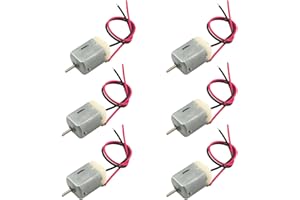 ZZHXSM 6PCS 130 Small Motor Mini DC 3V Motor with 15cm Copper Wire Suitable for Small Automated Power Devices Such as Toothbrushes Electric Shavers Juicers Electric Toys