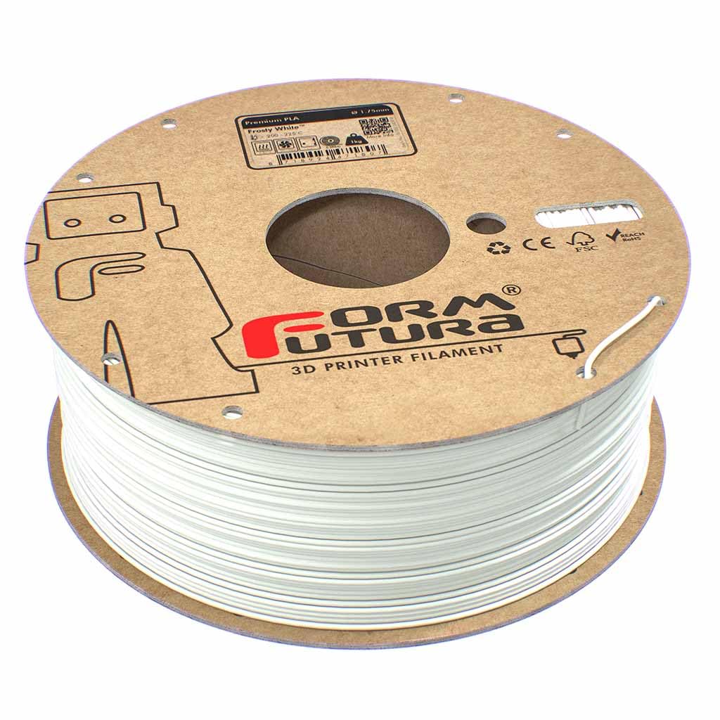 Formfutura 1.75mm Premium PLA - Frosty White - 3D Printer Filament