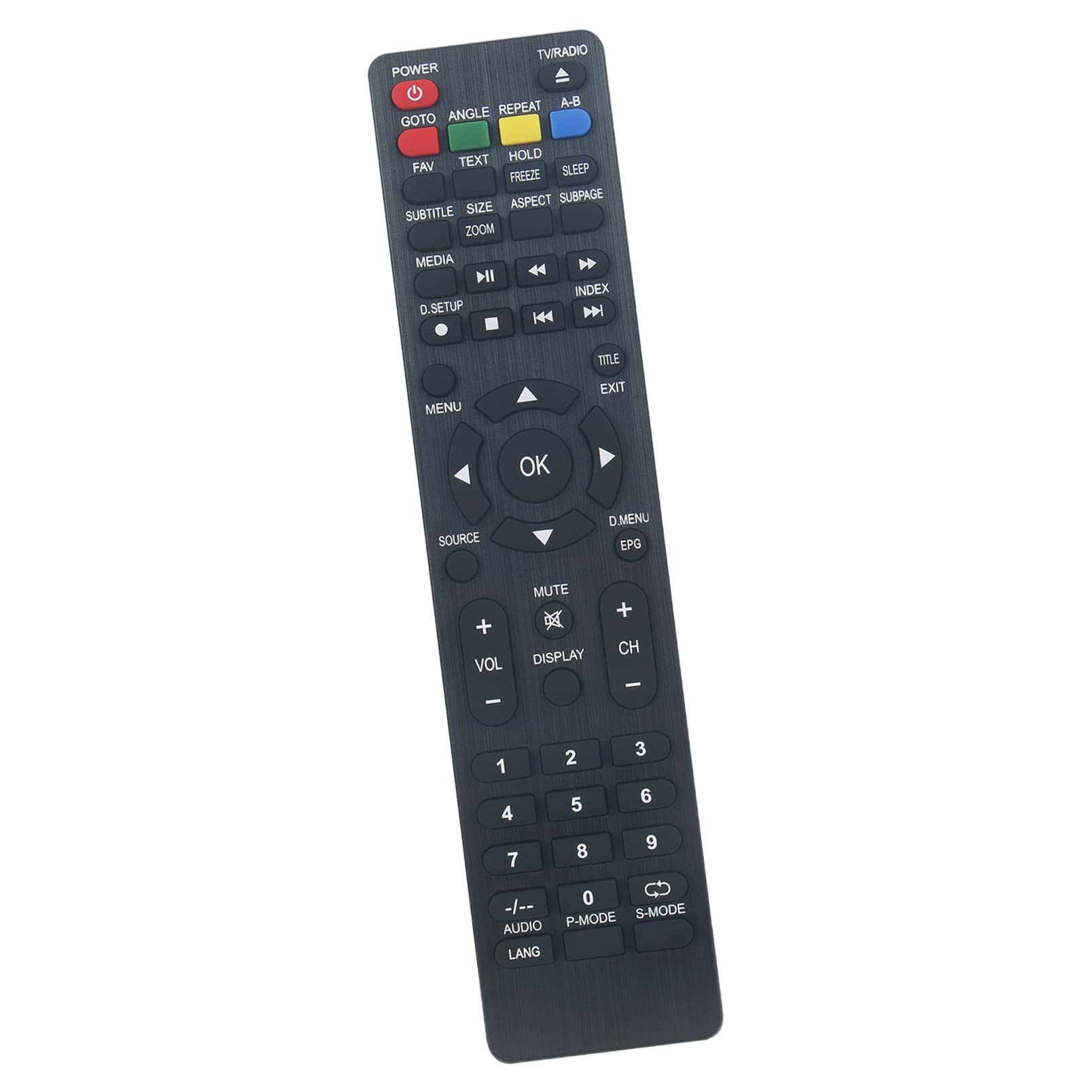 ALLIMITY Replace Remote Control fit for JTC LED TV DVB73207 DVB824010 DVX4 GENESIS 40GD, DVB73207, DVB824010, DVX4, GENESIS 40GD, GPRC15926