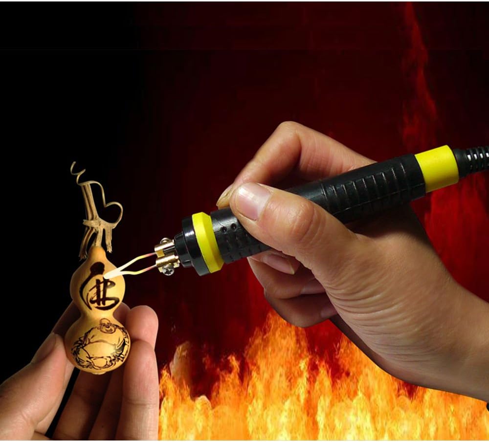 ele ELEOPTION 25W-50W Pyrography Pen Lightweight Non-Slip Heat-Resistant Replacement Pen for Eleoption 25W-50W Pyrography Machine - Image 3