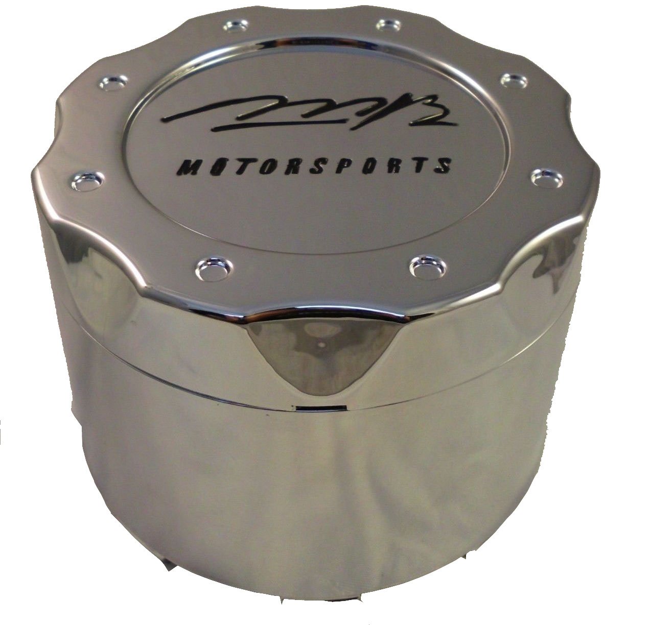 MB MOTORING Wheels Chrome Wheel Center Caps Set of 1 BC671B, BC671A